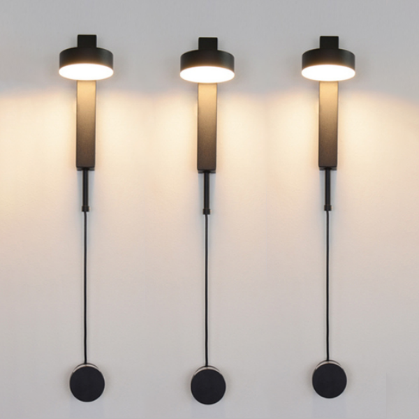 Emelie - Gold Wall Lamp with Dimmer Switch