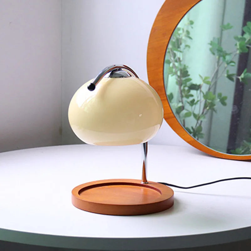Gry - Vintage Glass Table Lamp Candle Warmer Lamp Bauhaus Furniture