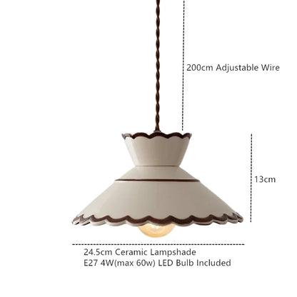 Ronja – Hand-Painted Ceramic Pendant Light