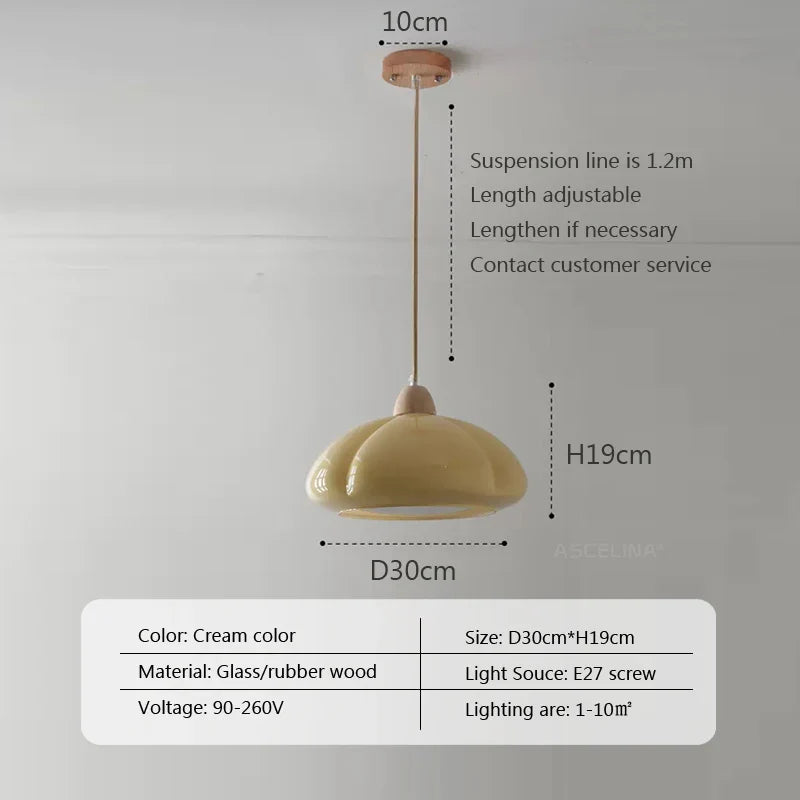 Mie - Glass Pendant Lamps Bauhaus Furniture