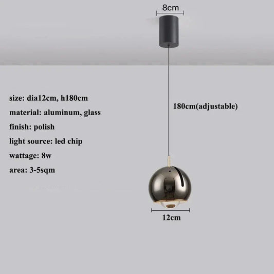 Anja - Modern Adjustable LED Pendant Light