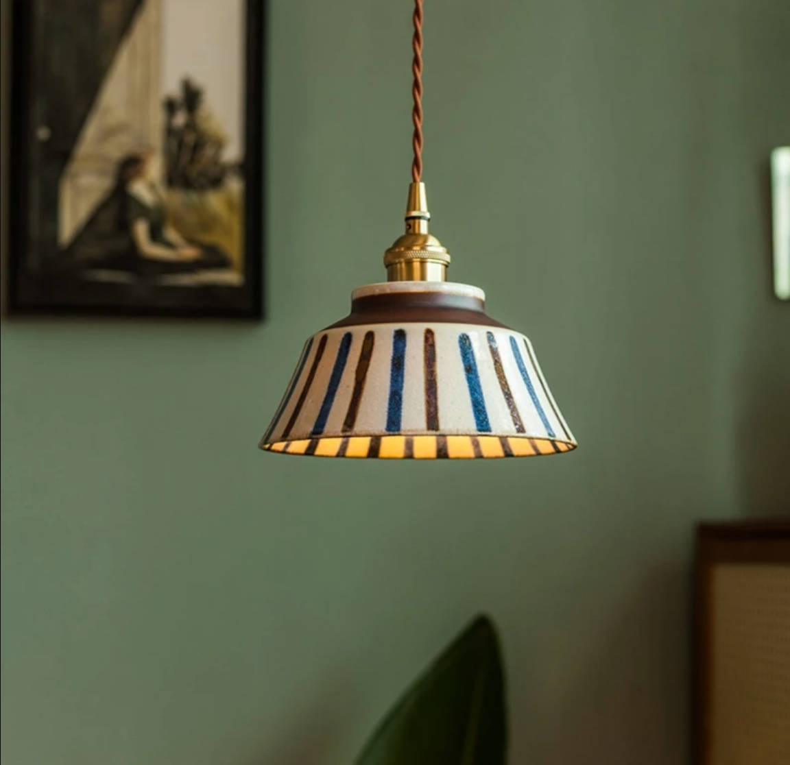 Ronja – Hand-Painted Ceramic Pendant Light