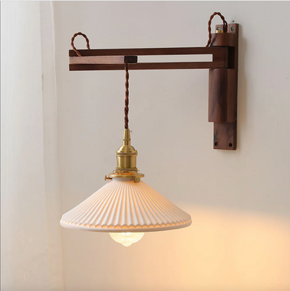 Asne – Adjustable Wood Wall Light