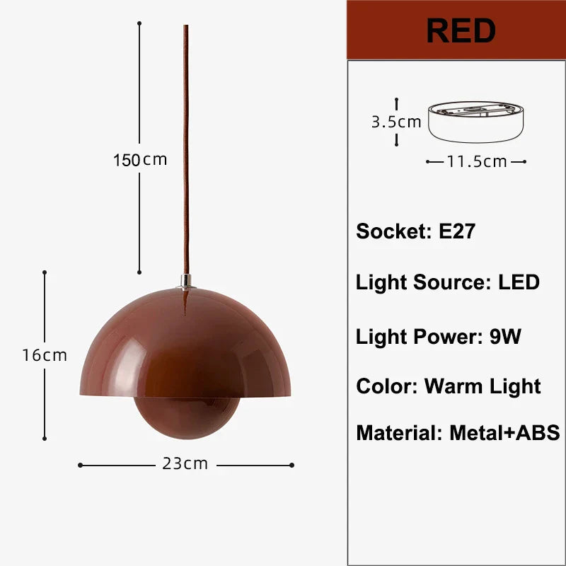 Eydis – Bauhaus Pendant Light Flowerpot