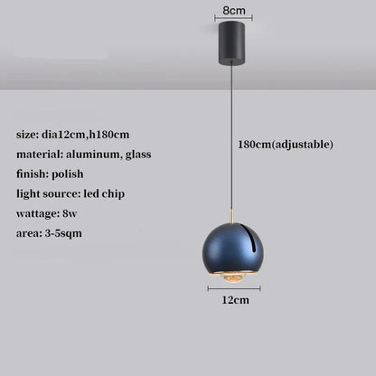 Anja - Modern Adjustable LED Pendant Light