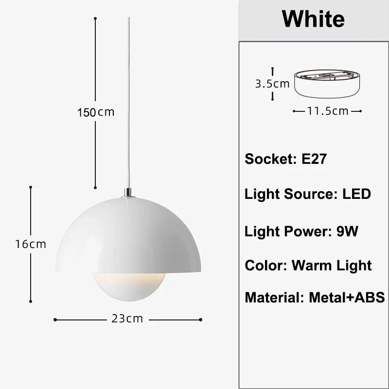 Eydis – Bauhaus Pendant Light Flowerpot