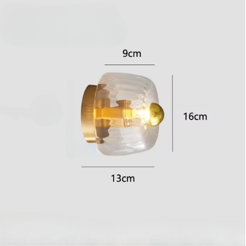 Majlis – Glass Sunburst Wall Light Bauhaus Furniture