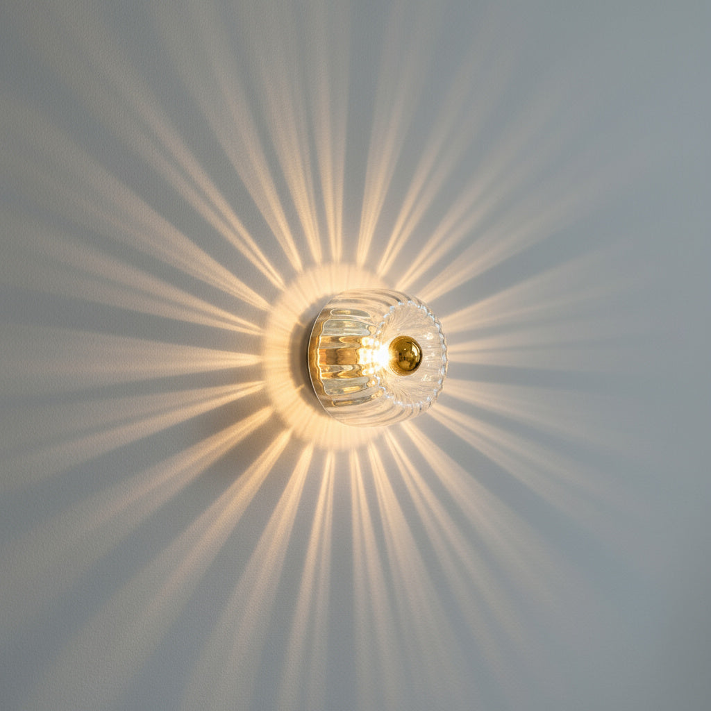 Majlis – Glass Sunburst Wall Light Bauhaus Furniture