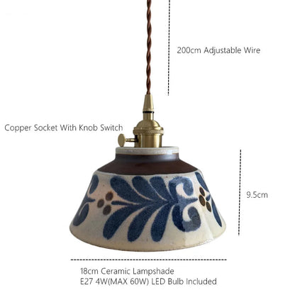Ronja – Hand-Painted Ceramic Pendant Light
